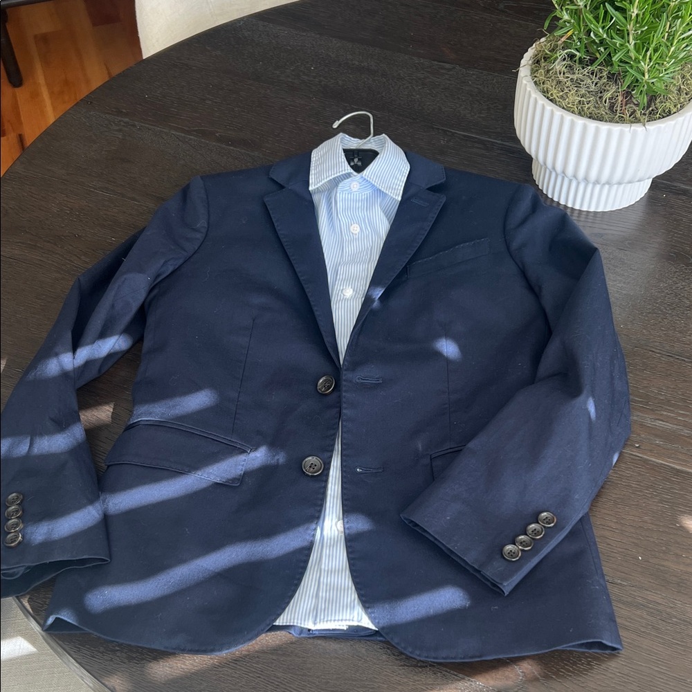 Crewcuts Ludlow sports jacket and cotton dress shirt, both 12